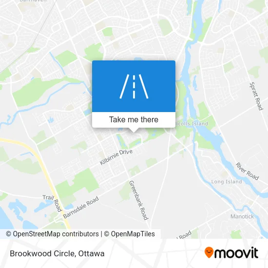 Brookwood Circle map