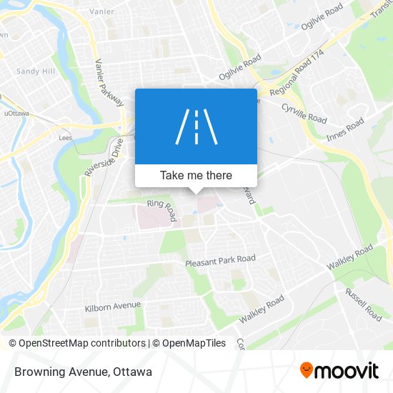 Browning Avenue map