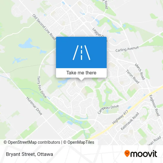 Bryant Street map