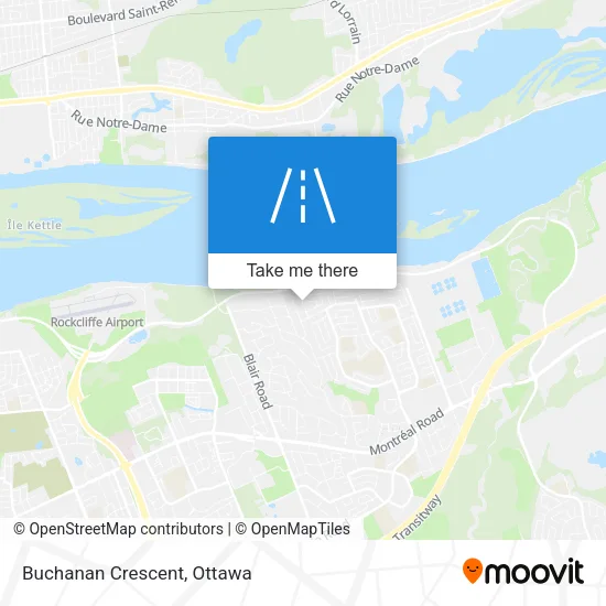 Buchanan Crescent map