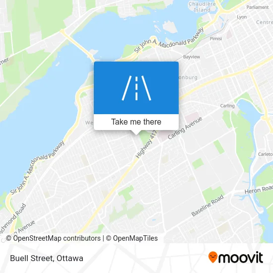 Buell Street map