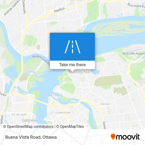 Buena Vista Road map