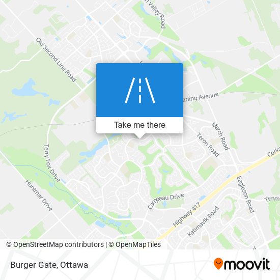 Burger Gate map