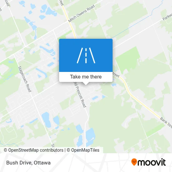 Bush Drive map