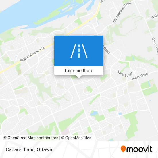 Cabaret Lane map