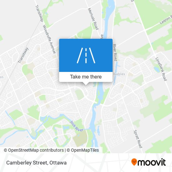 Camberley Street map