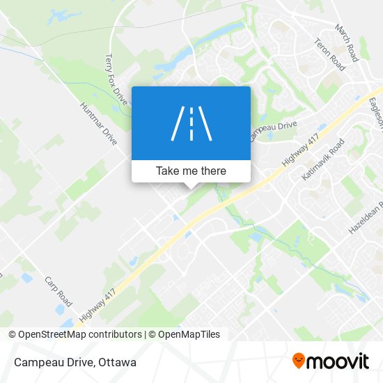 Campeau Drive map