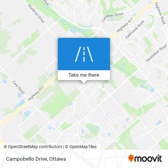 Campobello Drive map