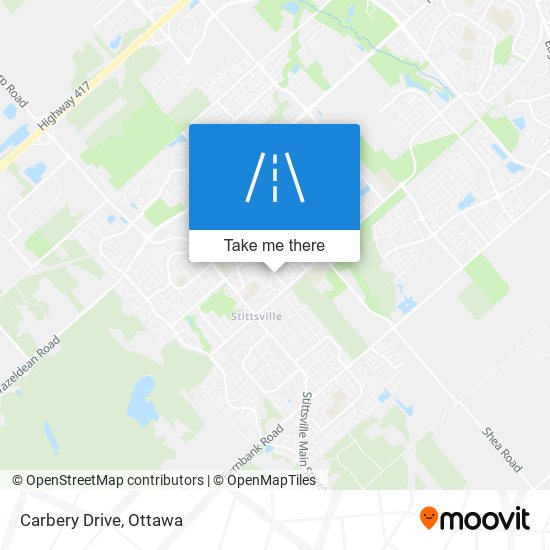 Carbery Drive map