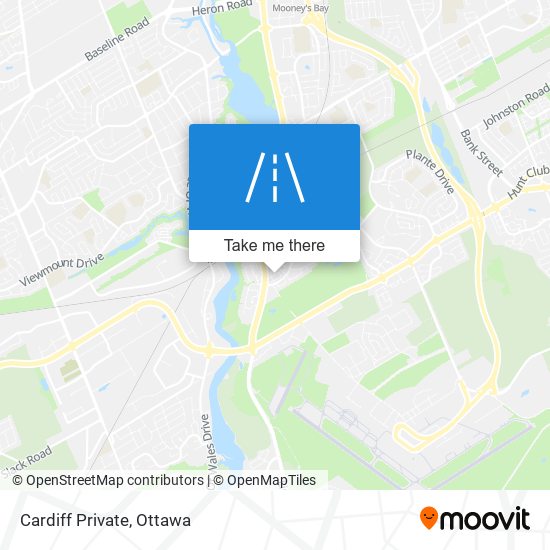 Cardiff Private map