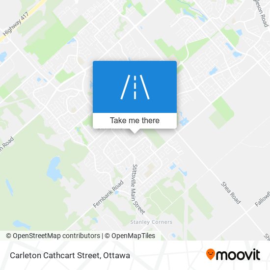 Carleton Cathcart Street map