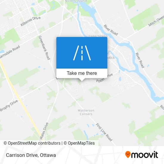 Carrison Drive map