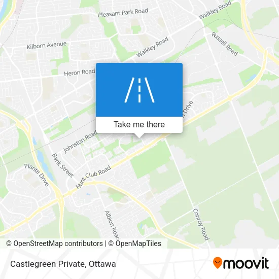 Castlegreen Private map