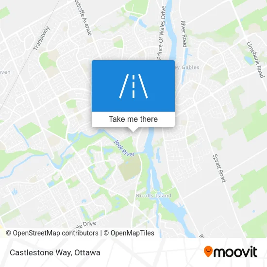 Castlestone Way map