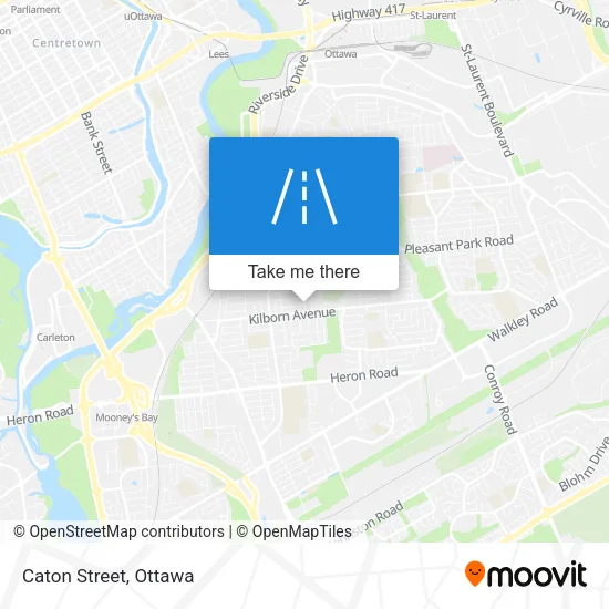 Caton Street map
