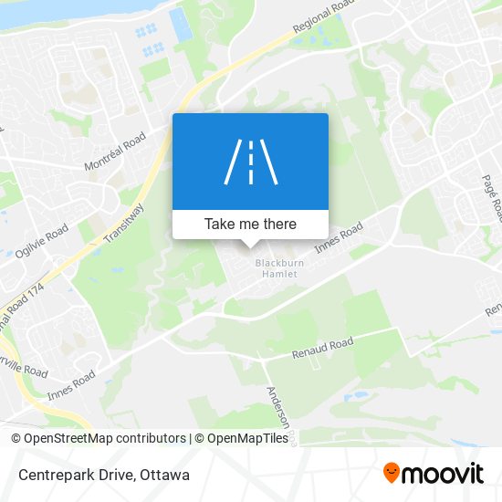 Centrepark Drive map