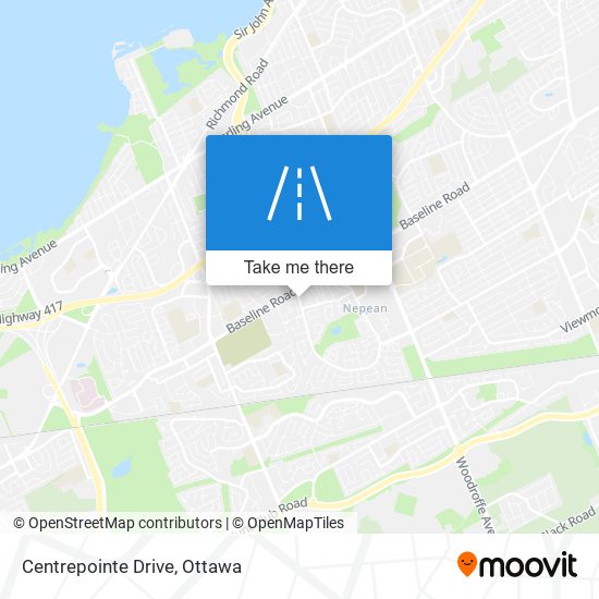 Centrepointe Drive map