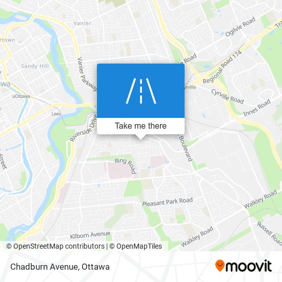 Chadburn Avenue map