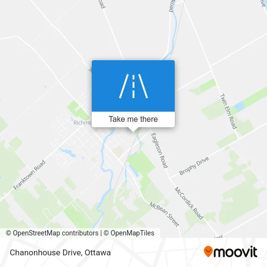 Chanonhouse Drive map