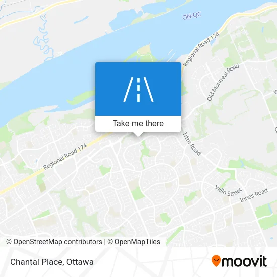 Chantal Place map
