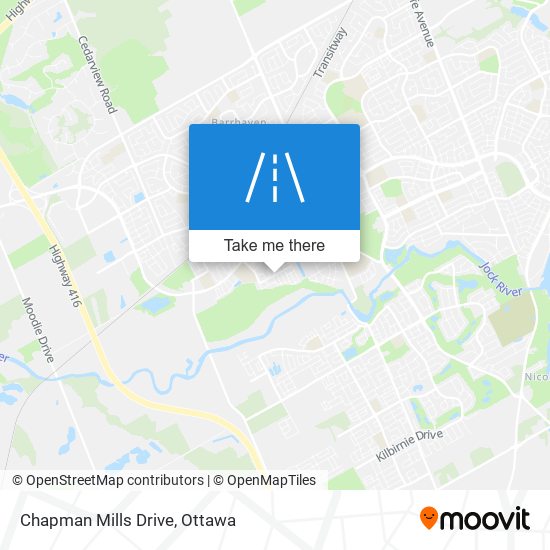 Chapman Mills Drive map