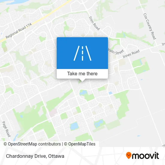 Chardonnay Drive map