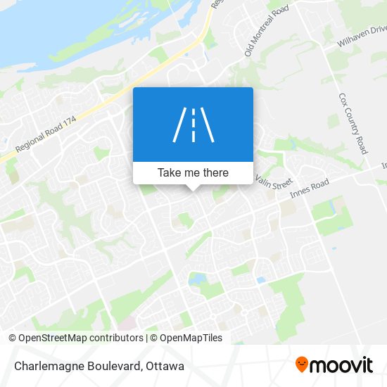Charlemagne Boulevard map