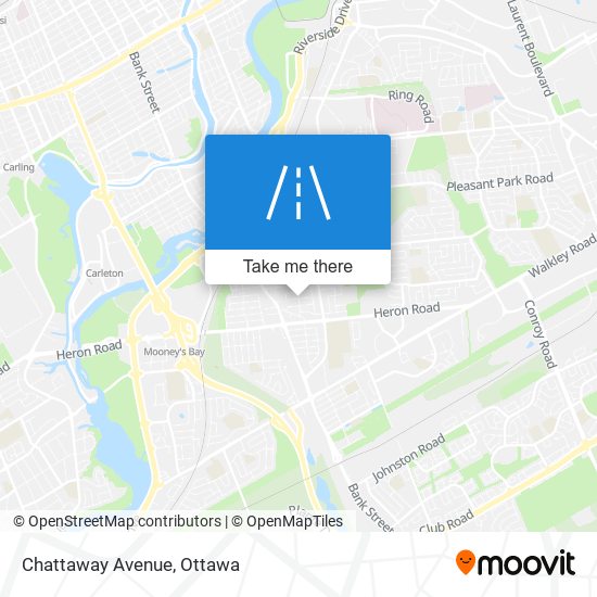 Chattaway Avenue map