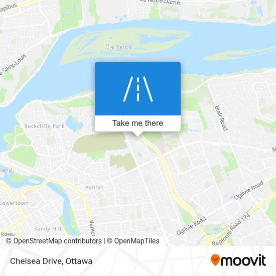 Chelsea Drive map