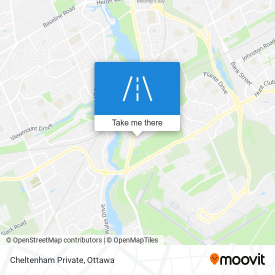 Cheltenham Private map