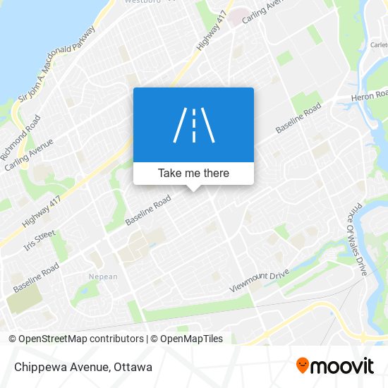 Chippewa Avenue map