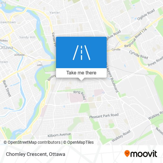 Chomley Crescent map