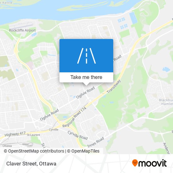 Claver Street map