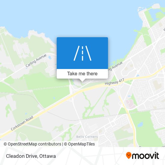 Cleadon Drive map