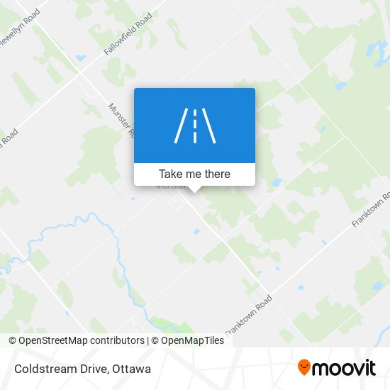 Coldstream Drive map