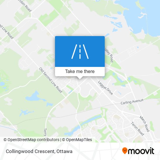 Collingwood Crescent map