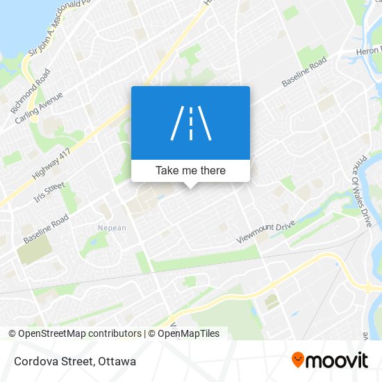 Cordova Street map