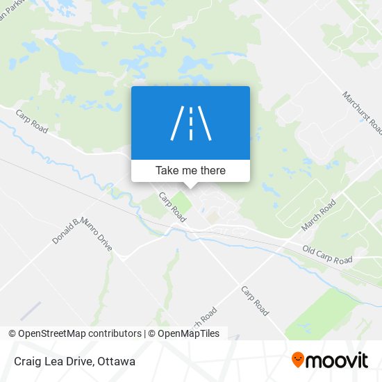 Craig Lea Drive map