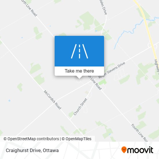 Craighurst Drive map