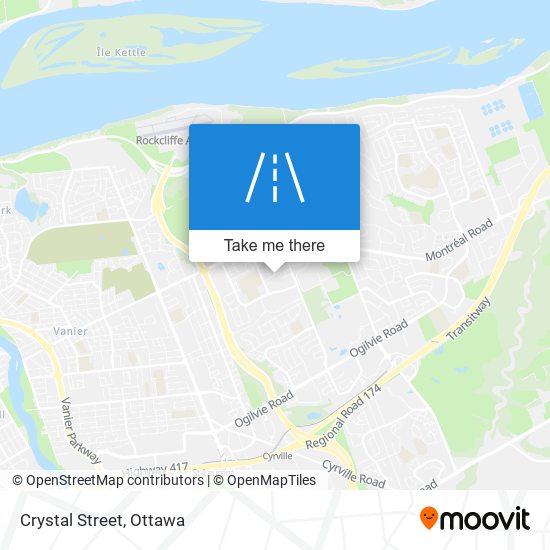 Crystal Street map