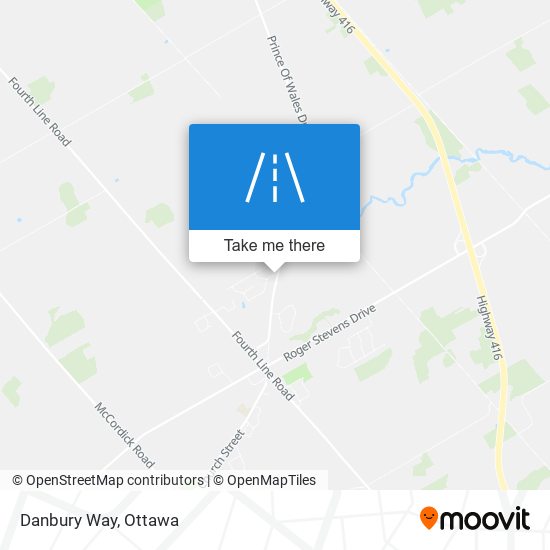 Danbury Way map