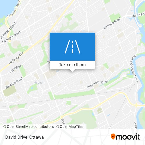 David Drive map