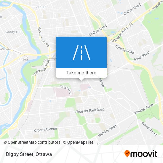 Digby Street map