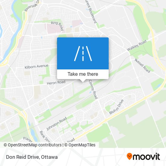 Don Reid Drive map