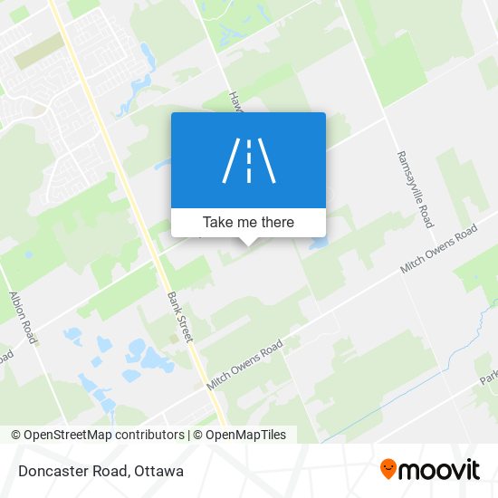 Doncaster Road map