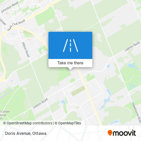 Doris Avenue map