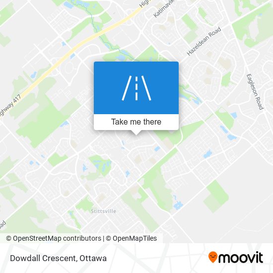 Dowdall Crescent map