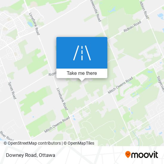 Downey Road map