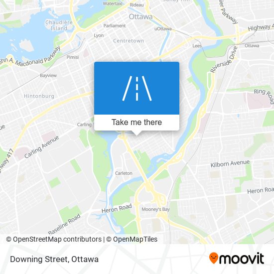 Downing Street map