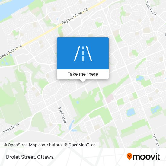 Drolet Street map